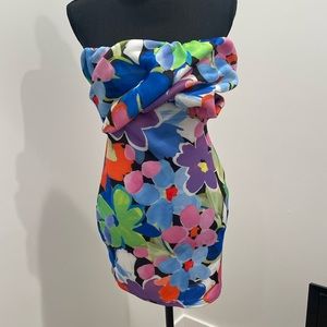 Floral Ruffle Dress NWT